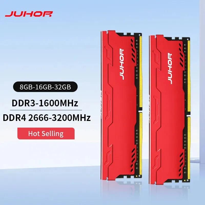 JUHOR DDR4 , ũž ޸, 濭 , 16GB, 8GB, 32GB, 2666MHz, 3200MHz, DDR3, 8GB, 1600MHz DIMM, ο ޸ 